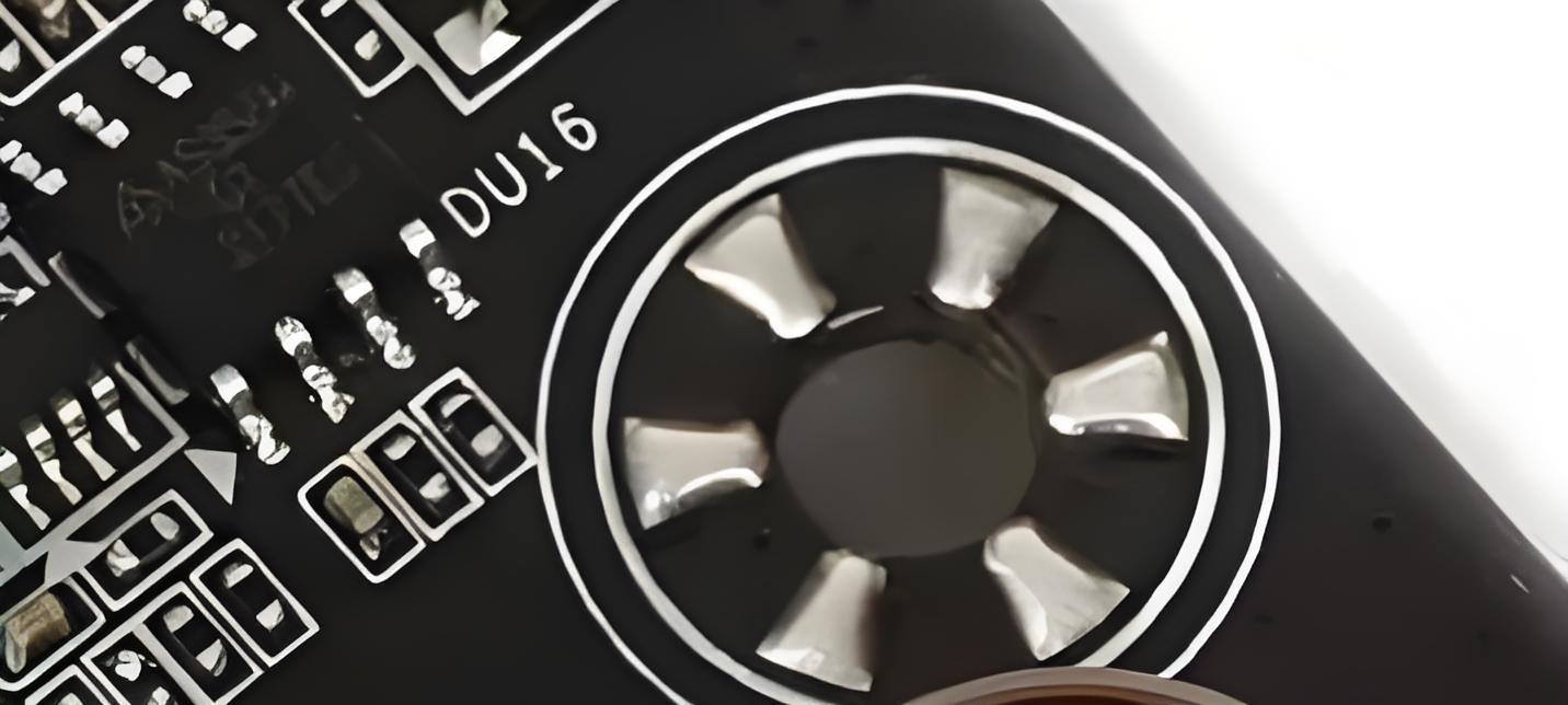 梅花焊盘PCB设计图,用于增强接地可靠性和防止回流焊堵孔 梅花焊盘PCB设计图,用于增强接地可靠性和防止回流焊堵孔