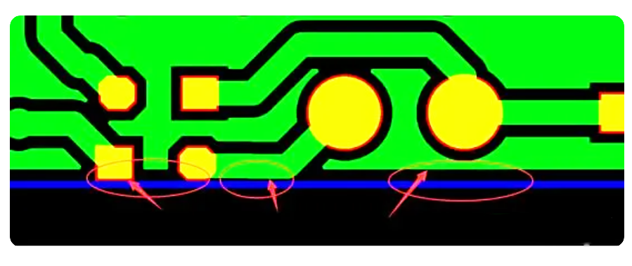 铜皮与PCB板边的间距